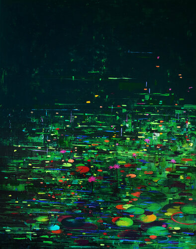 Lotus di Sophie Cantou, Pittura in vendita su Singulart