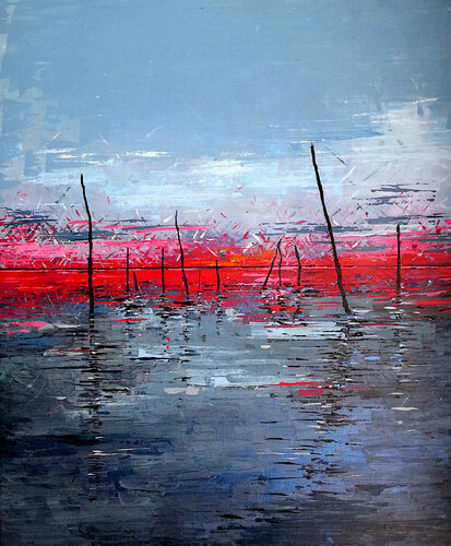 Bassin d'Arcachon 10 di Sophie Cantou, Pittura in vendita su Singulart