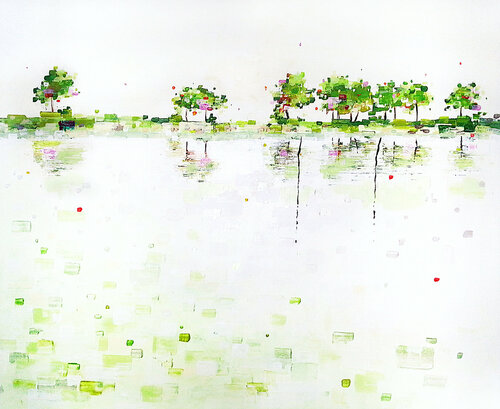 Lagune di Sophie Cantou, Pittura in vendita su Singulart