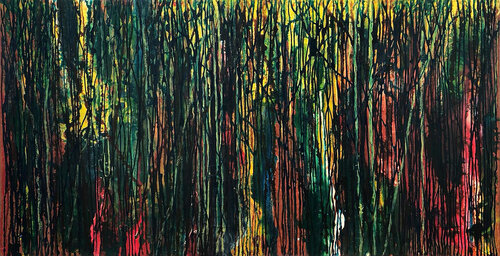 Hoài niệm mùa thu van Tứ Bảo Hoàng Lâm, Schilderij te koop op Singulart