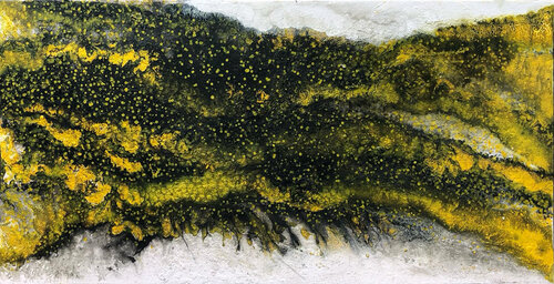 Một rừng hoa mai nở di Tứ Bảo Hoàng Lâm, Pittura in vendita su Singulart