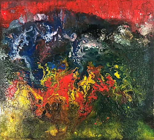 Vũ khúc mùa xuân de Tứ Bảo Hoàng Lâm, Pintura a la venta en Singulart