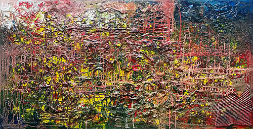 Những kiếp hoa par Tứ Bảo Hoàng Lâm, Peinture en vente sur Singulart