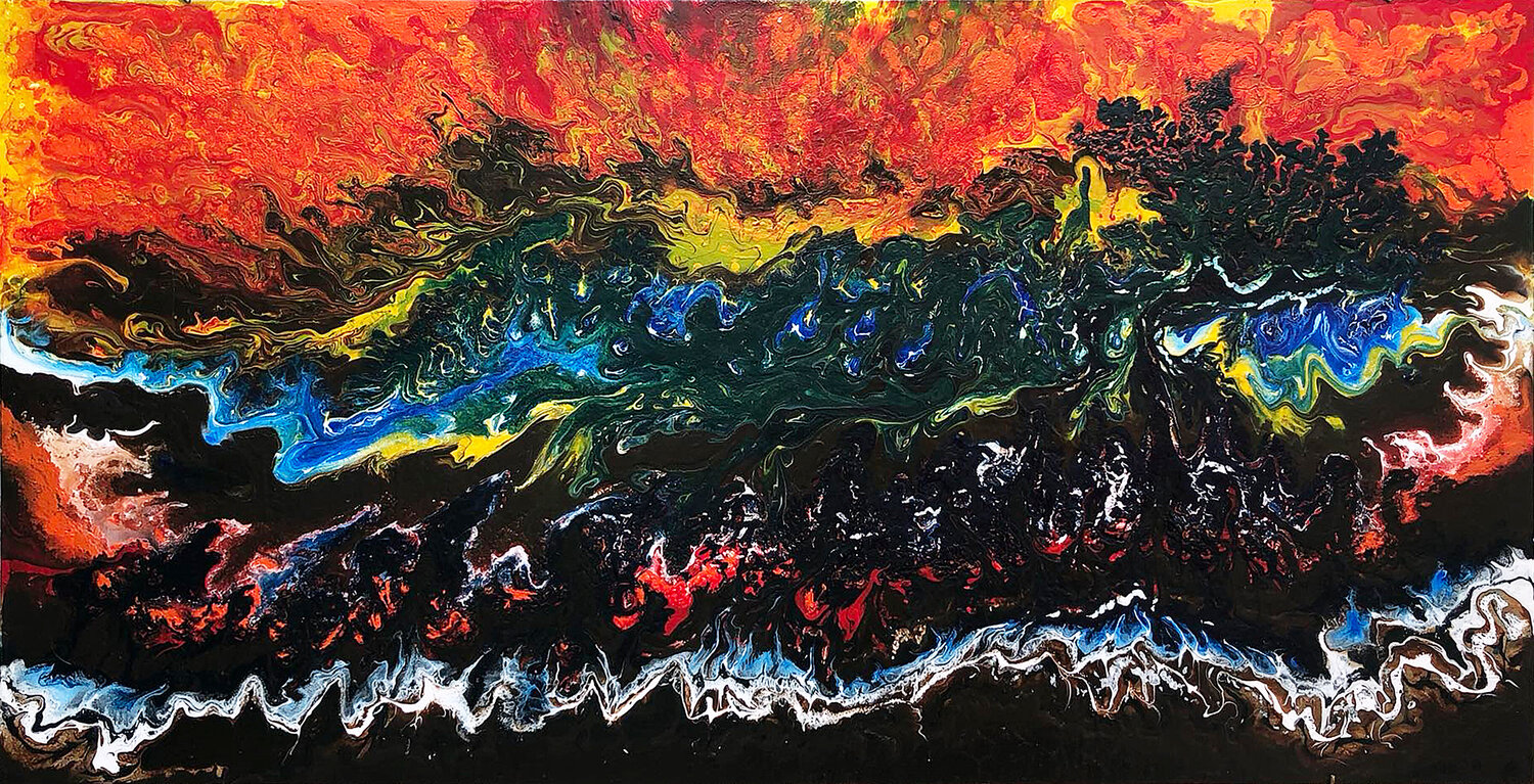 Khúc giao mùa II Tứ Bảo Hoàng Lâm Peinture originale à vendre