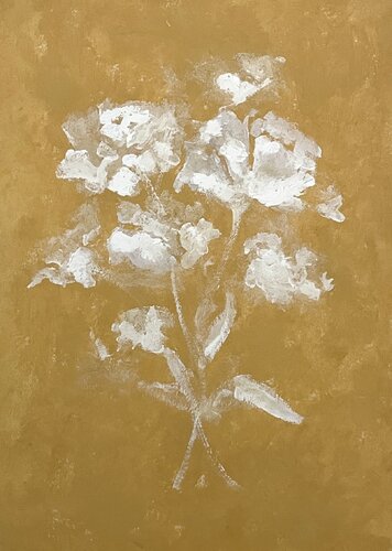 Yellow and white van Diletta Innocenti Fagni, Schilderij te koop op Singulart