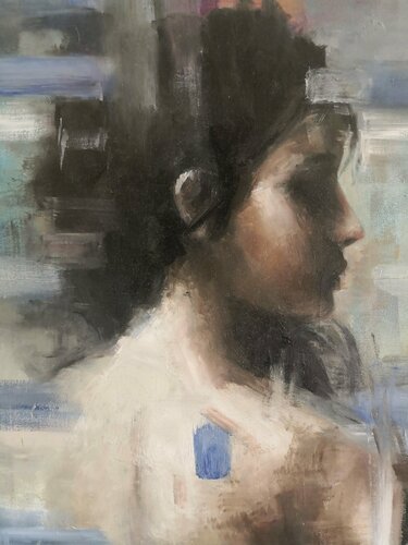 Lady in blue di Diletta Innocenti Fagni, Pittura in vendita su Singulart