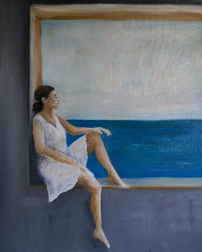 Dreams out of the windows di Diletta Innocenti Fagni, Pittura in vendita su Singulart
