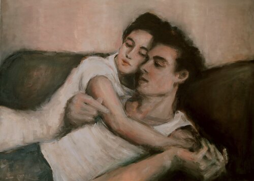 Gli amanti di Diletta Innocenti Fagni, Pittura in vendita su Singulart