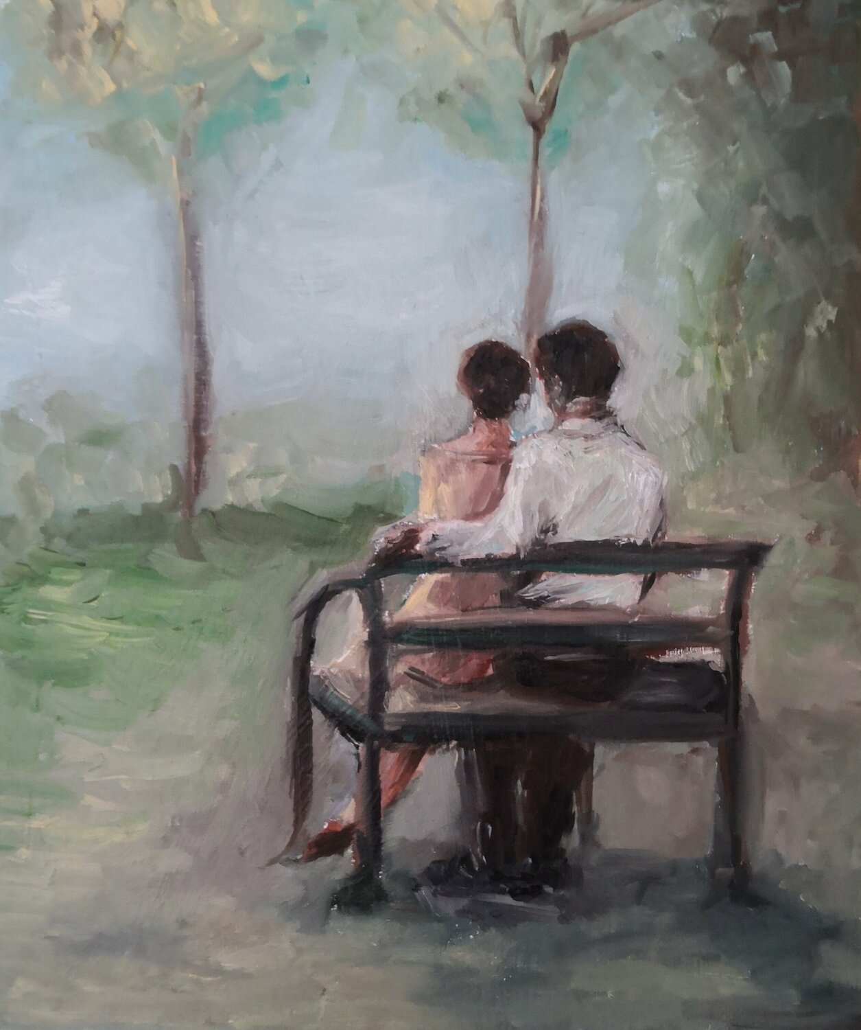 Spring Afternoon von Diletta Innocenti Fagni (2020) Malerei Öl auf