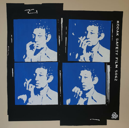 GAINSBOURG KODAK by STAN, Painting for Sale on Singulart