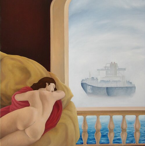 Nebbia sul Bosforo by Cecco Mariniello, Painting for Sale on Singulart