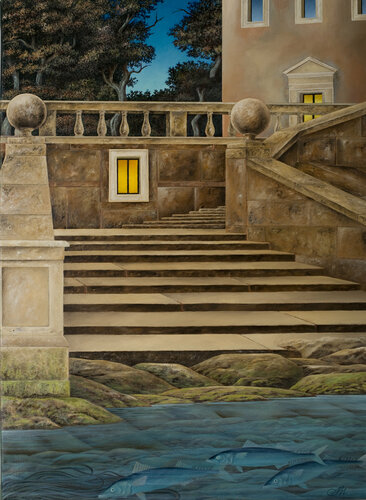 Scalinata di Cecco Mariniello, Pittura in vendita su Singulart