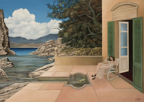 Visitazione di Cecco Mariniello, Pittura in vendita su Singulart