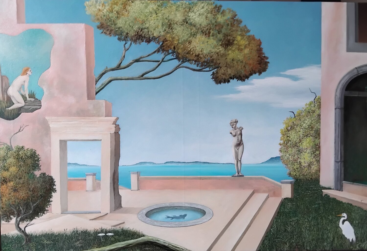 La casa della villeggiatura Cecco Mariniello Originalgemälde zu verkaufen