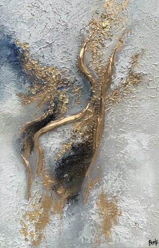 Golden staff di Sumali Piyatissa, Pittura in vendita su Singulart