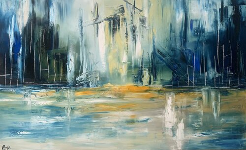 New York, New York di Sumali Piyatissa, Pittura in vendita su Singulart