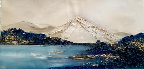 Mt.Fuji-san di Sumali Piyatissa, Pittura in vendita su Singulart