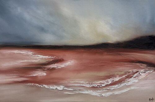 The Pink Lake van Sumali Piyatissa, Schilderij te koop op Singulart