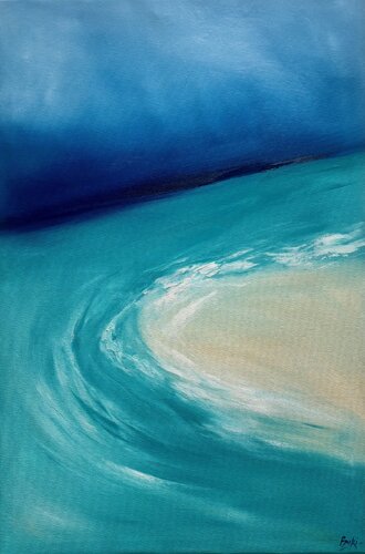 Waves in harmony - I von Sumali Piyatissa, Malerei kaufen auf Singulart