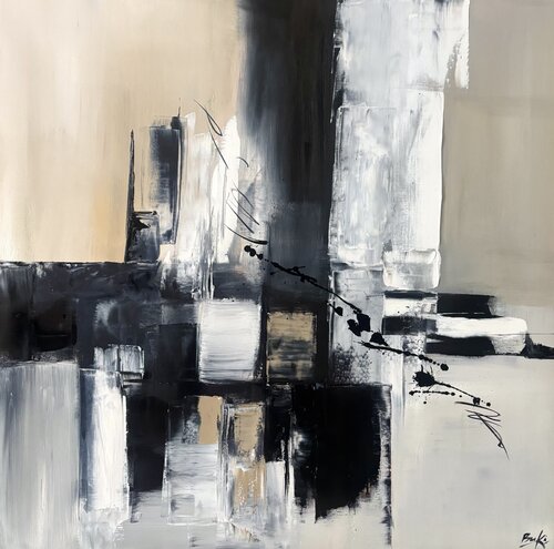 Lines and spaces by Sumali Piyatissa, Painting for Sale on Singulart