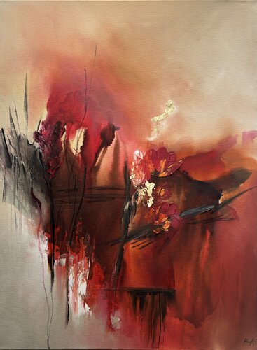 Wildflower Whispers by Sumali Piyatissa, Painting for Sale on Singulart