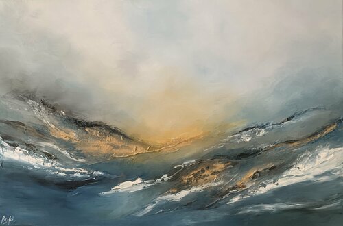 Songs of the sea van Sumali Piyatissa, Schilderij te koop op Singulart