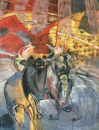 Pase de pecho par María Burgaz, Peinture en vente sur Singulart