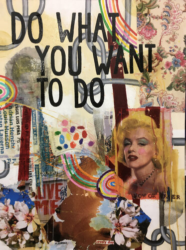 Do what you want to do par María Burgaz, Peinture en vente sur Singulart