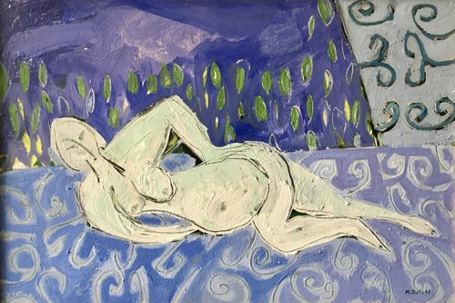Desnudo azul María Burgaz