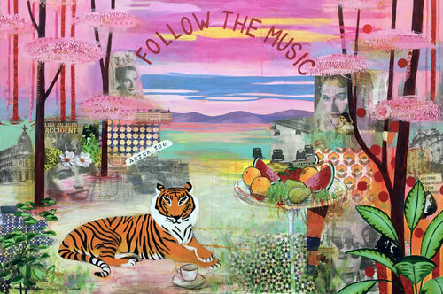 Follow the music von María Burgaz, Malerei kaufen auf Singulart