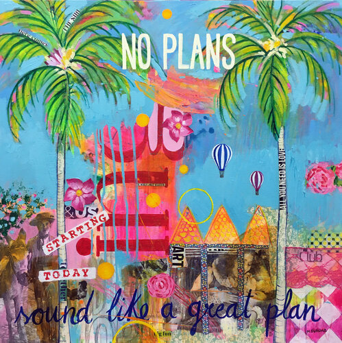 No plans par María Burgaz, Peinture en vente sur Singulart