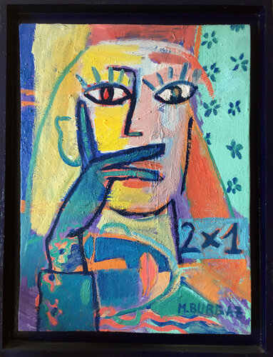 Me lo estoy pensando di María Burgaz, Pittura in vendita su Singulart