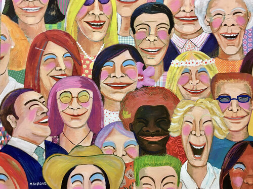 More laughing di María Burgaz, Pittura in vendita su Singulart