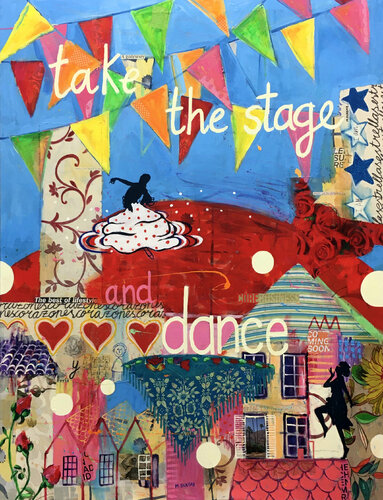 Take the stage and dance von María Burgaz, Malerei kaufen auf Singulart