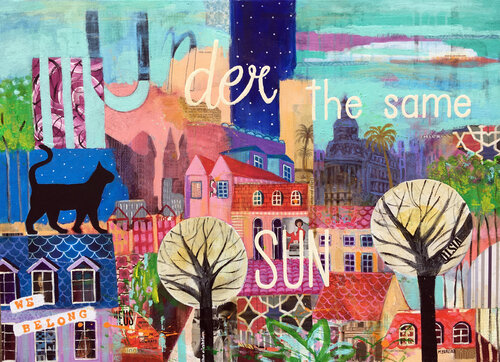 Under the same sun di María Burgaz, Pittura in vendita su Singulart