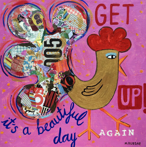 Get up! par María Burgaz, Peinture en vente sur Singulart