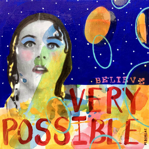 Very possible par María Burgaz, Peinture en vente sur Singulart