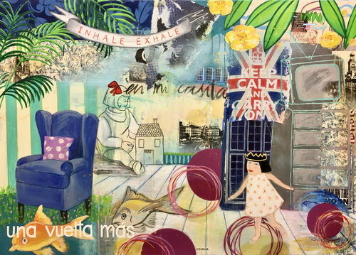 Inhale, exhale di María Burgaz, Pittura in vendita su Singulart