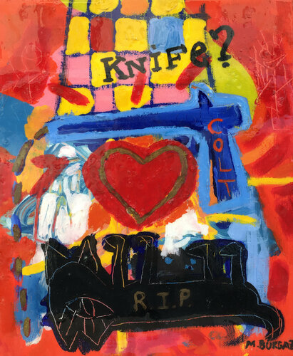 Un crimen von María Burgaz, Malerei kaufen auf Singulart