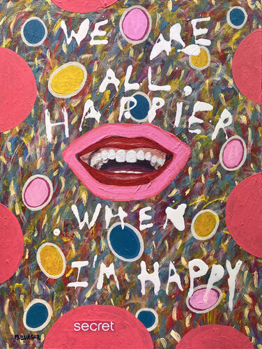 When I´m happy di María Burgaz, Pittura in vendita su Singulart