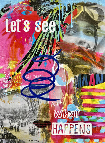 Let´s see what happens di María Burgaz, Pittura in vendita su Singulart