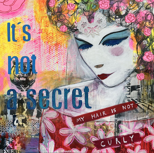 It´s not a secret van María Burgaz, Schilderij te koop op Singulart