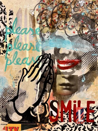 Please, please, please smile von María Burgaz, Malerei kaufen auf Singulart