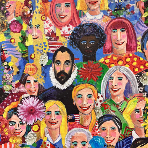 Y un caballero van María Burgaz, Schilderij te koop op Singulart