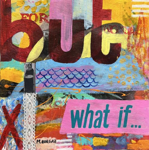 But what if di María Burgaz, Pittura in vendita su Singulart