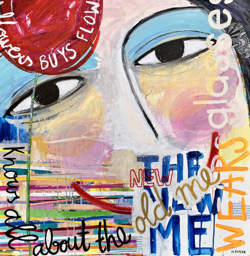 The new me van María Burgaz, Schilderij te koop op Singulart