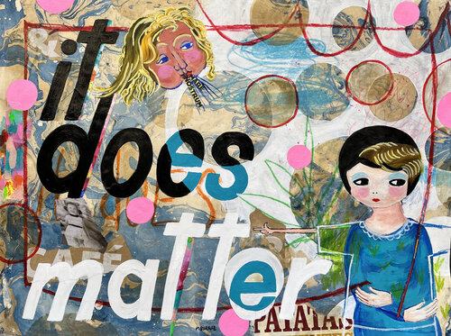 It does matter by María Burgaz, 종이 for Sale on Singulart
