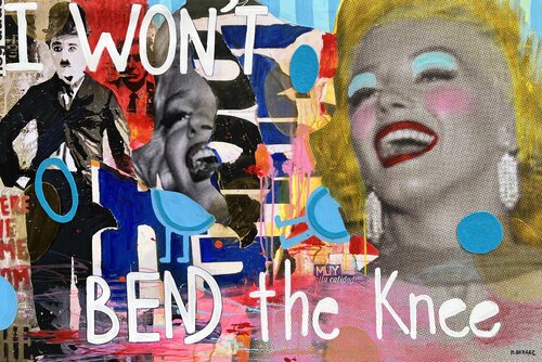 I won´t bend the knee van María Burgaz, Schilderij te koop op Singulart