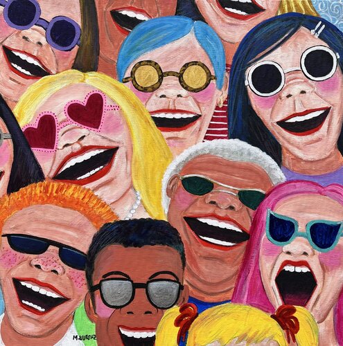 Laughter in a sunny day María Burgaz