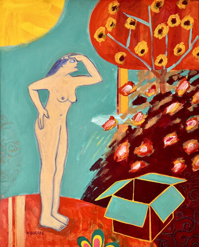 De la caja de sorpresas van María Burgaz, Schilderij te koop op Singulart